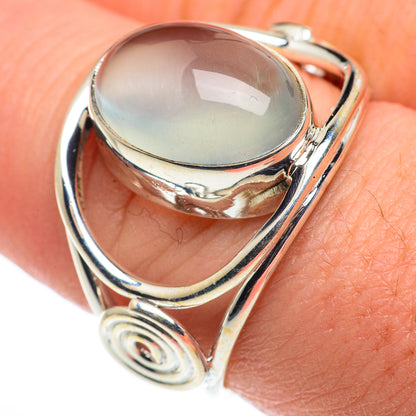 Aqua Chalcedony Rings handcrafted by Ana Silver Co - RING62425