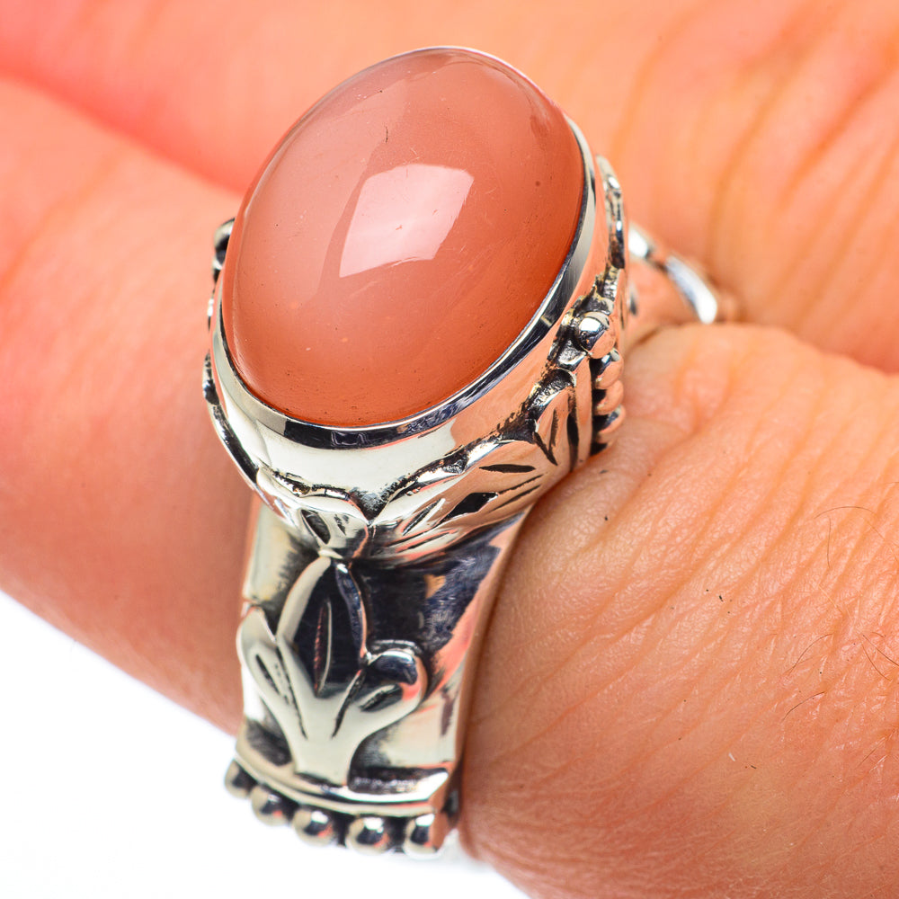 Pink Opal Rings handcrafted by Ana Silver Co - RING62429