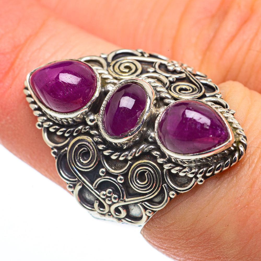 Ruby Rings handcrafted by Ana Silver Co - RING62437