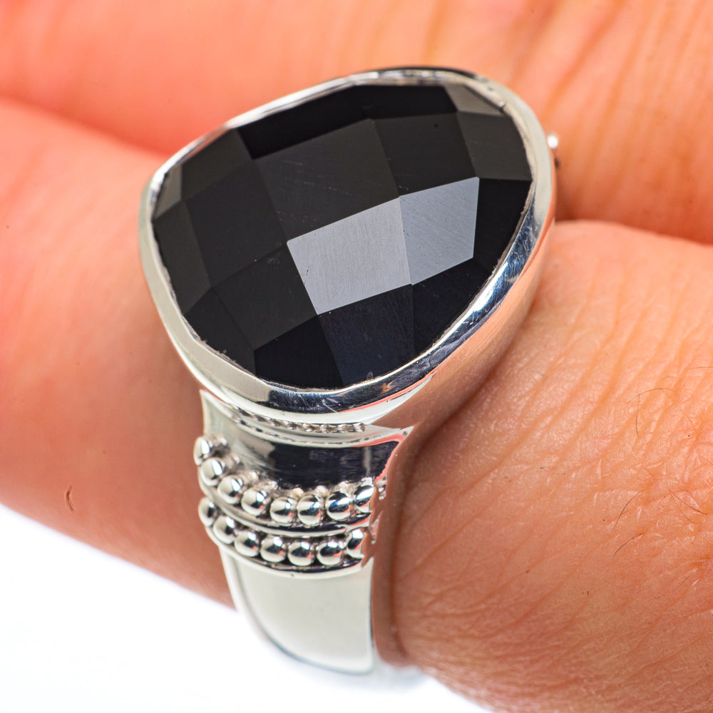 Black Onyx Rings handcrafted by Ana Silver Co - RING62444