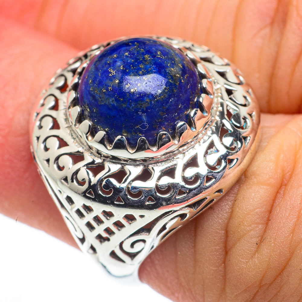 Lapis Lazuli Rings handcrafted by Ana Silver Co - RING62451