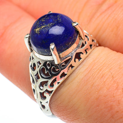 Lapis Lazuli Rings handcrafted by Ana Silver Co - RING62454