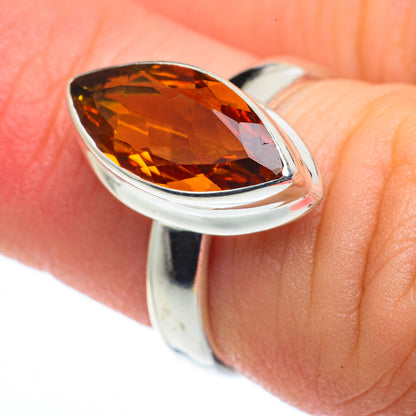 Mandarin Citrine Rings handcrafted by Ana Silver Co - RING62462