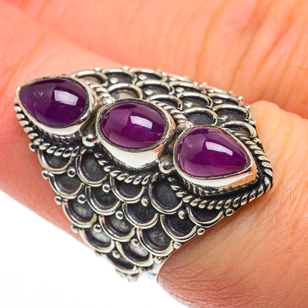 Ruby Rings handcrafted by Ana Silver Co - RING62467