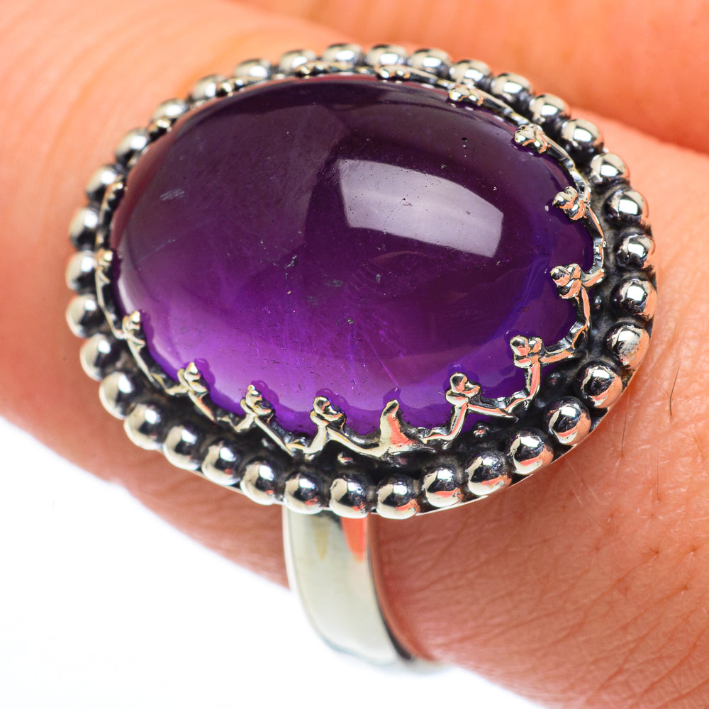 Amethyst Rings handcrafted by Ana Silver Co - RING62470