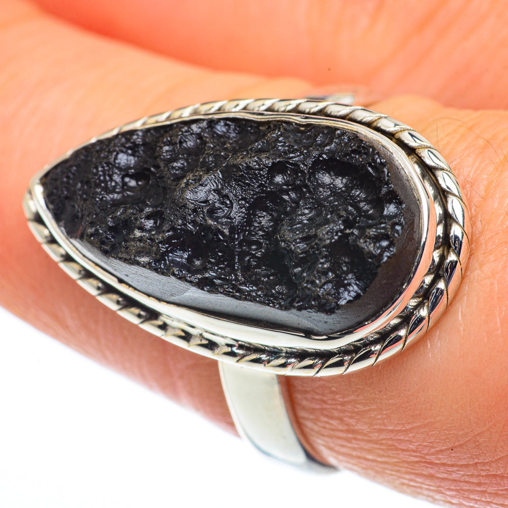 Tektite Rings handcrafted by Ana Silver Co - RING62475