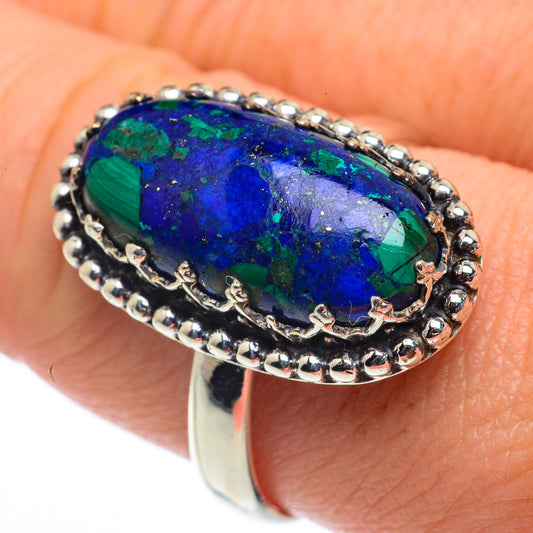 Azurite Rings handcrafted by Ana Silver Co - RING62478