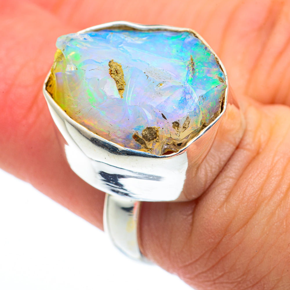 Ethiopian Opal Rings handcrafted by Ana Silver Co - RING62479