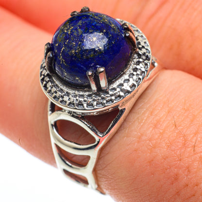 Lapis Lazuli Rings handcrafted by Ana Silver Co - RING62483