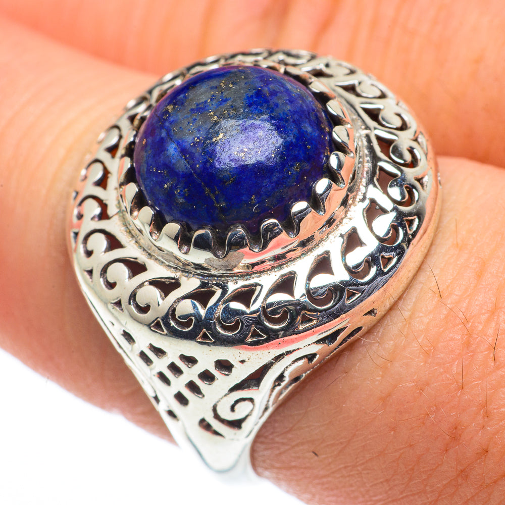 Lapis Lazuli Rings handcrafted by Ana Silver Co - RING62485