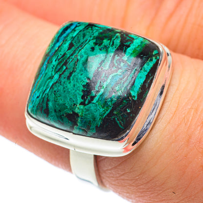 Chrysocolla Rings handcrafted by Ana Silver Co - RING62487