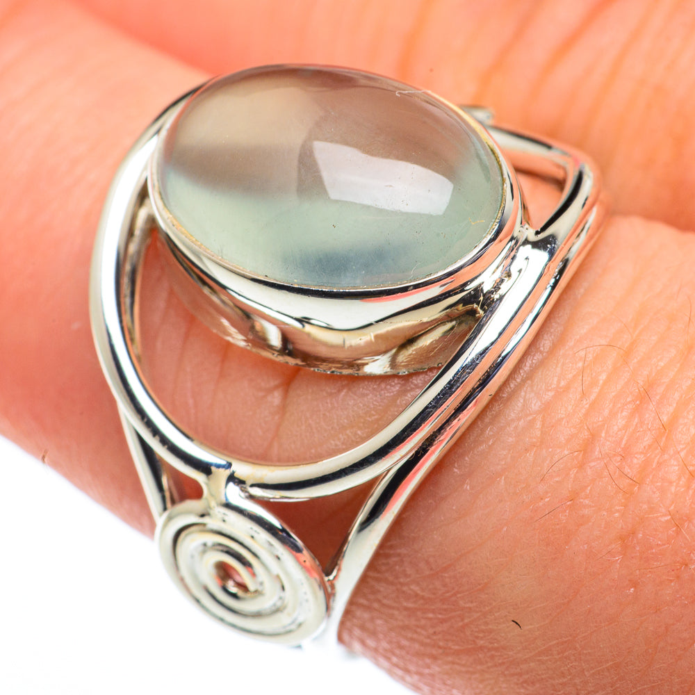Aqua Chalcedony Rings handcrafted by Ana Silver Co - RING62488