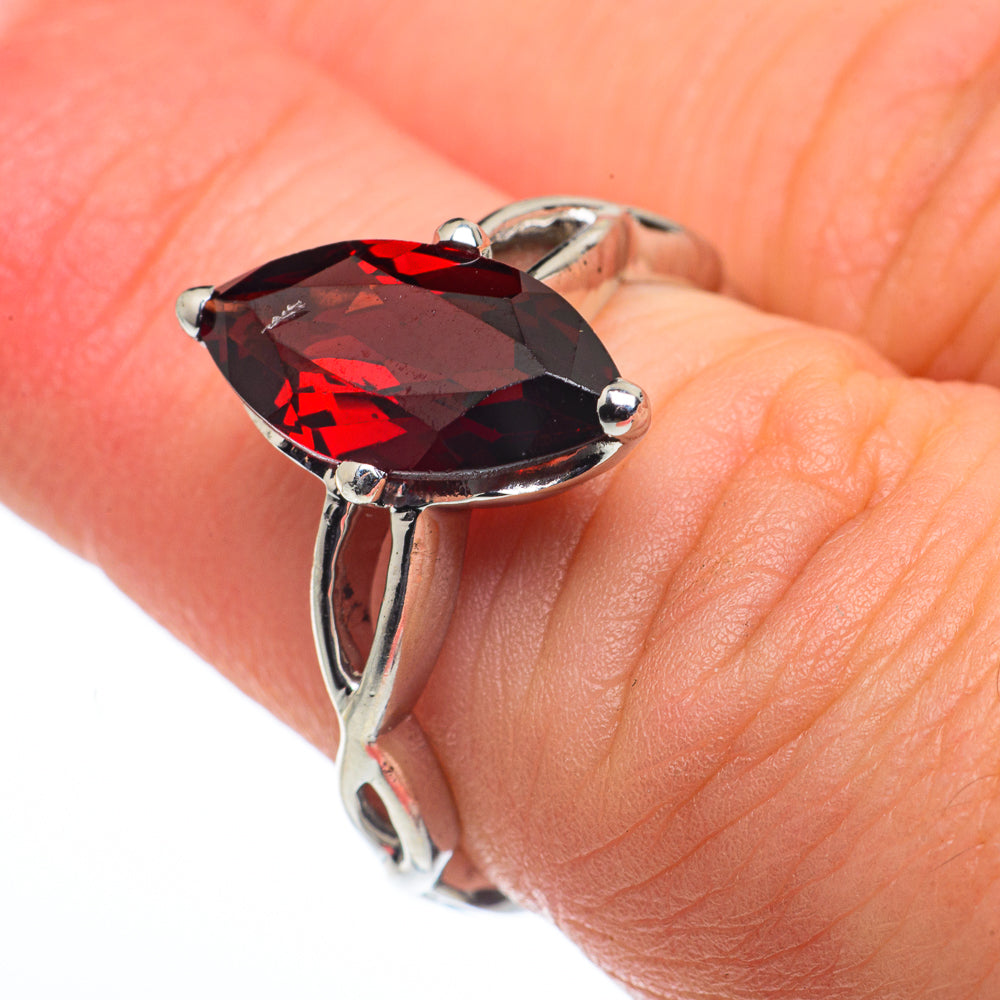 Garnet Rings handcrafted by Ana Silver Co - RING62499