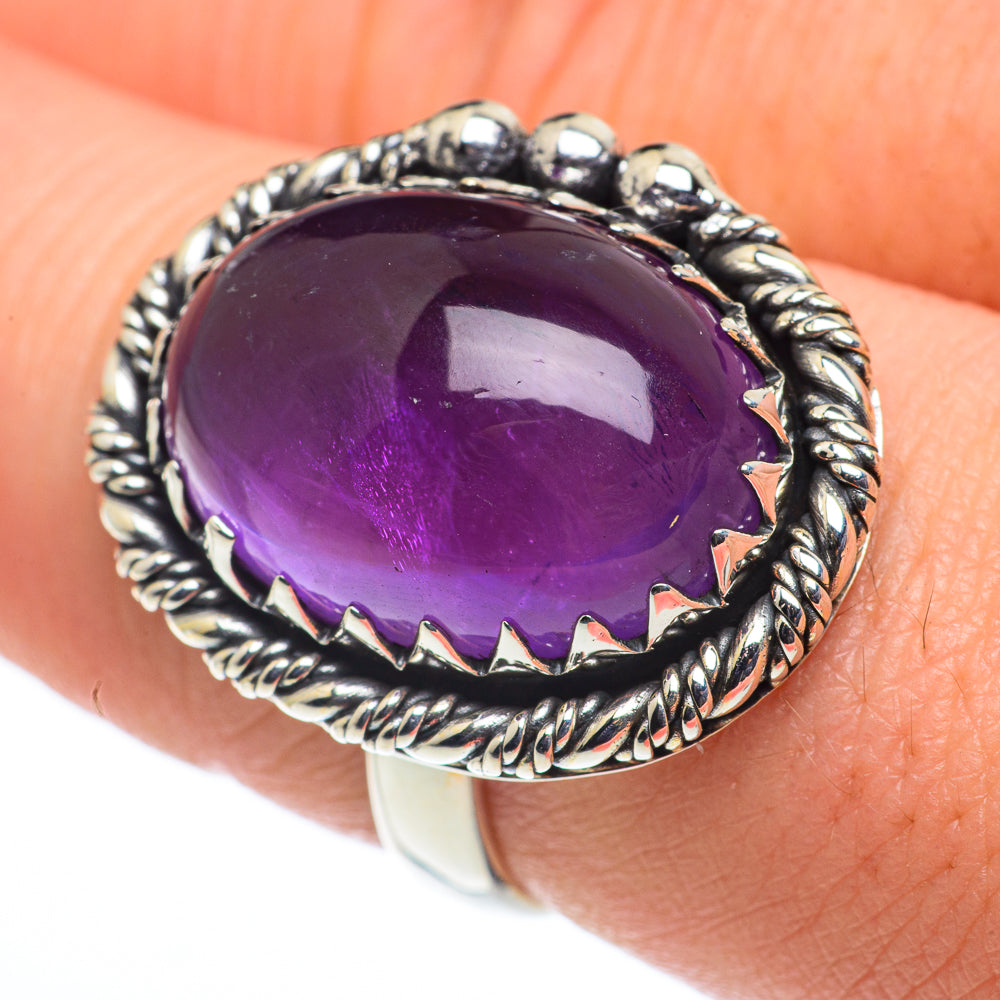 Amethyst Rings handcrafted by Ana Silver Co - RING62501
