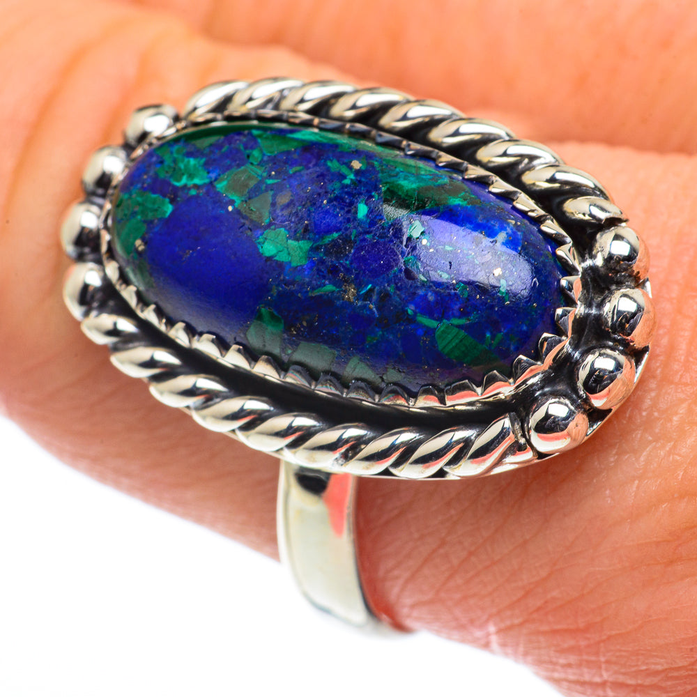 Azurite Rings handcrafted by Ana Silver Co - RING62509