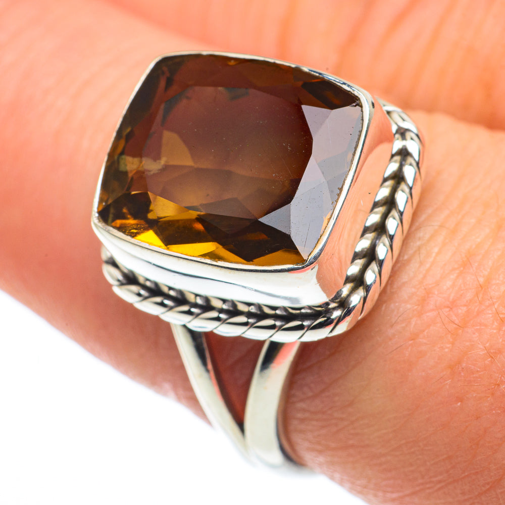 Mandarin Citrine Rings handcrafted by Ana Silver Co - RING62526