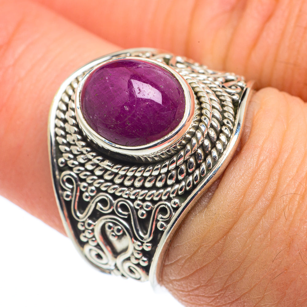 Ruby Rings handcrafted by Ana Silver Co - RING62528