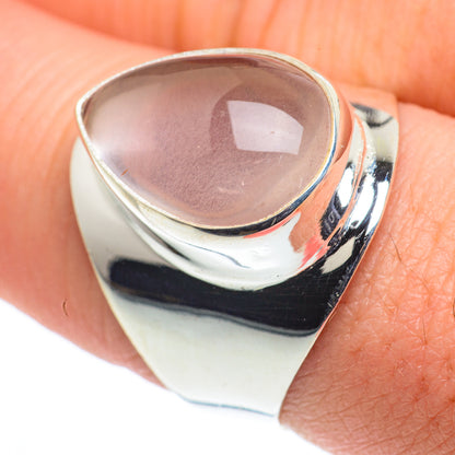 Rose Quartz Rings handcrafted by Ana Silver Co - RING62529
