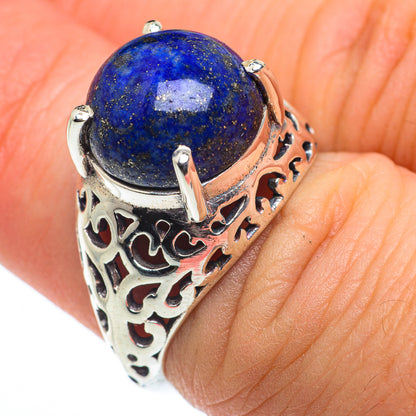 Lapis Lazuli Rings handcrafted by Ana Silver Co - RING62538