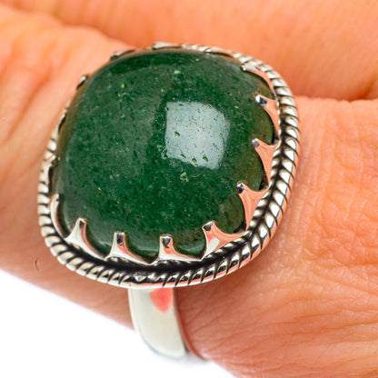 Green Aventurine Rings handcrafted by Ana Silver Co - RING62542