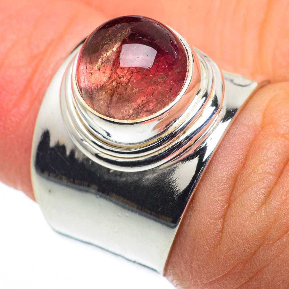 Pink Tourmaline Rings handcrafted by Ana Silver Co - RING62552