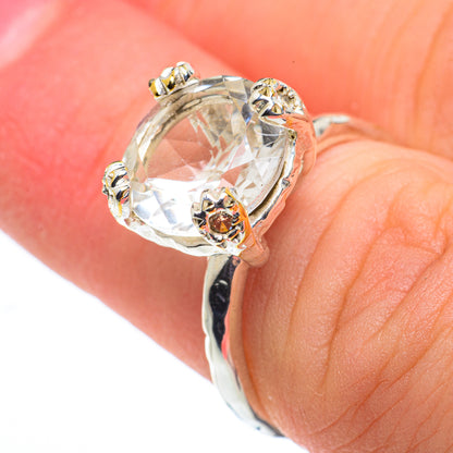 White Quartz Rings handcrafted by Ana Silver Co - RING62561