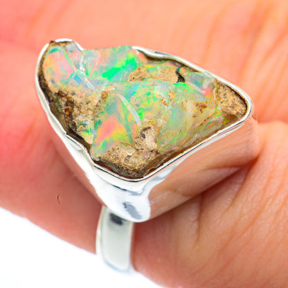 Ethiopian Opal Rings handcrafted by Ana Silver Co - RING62562