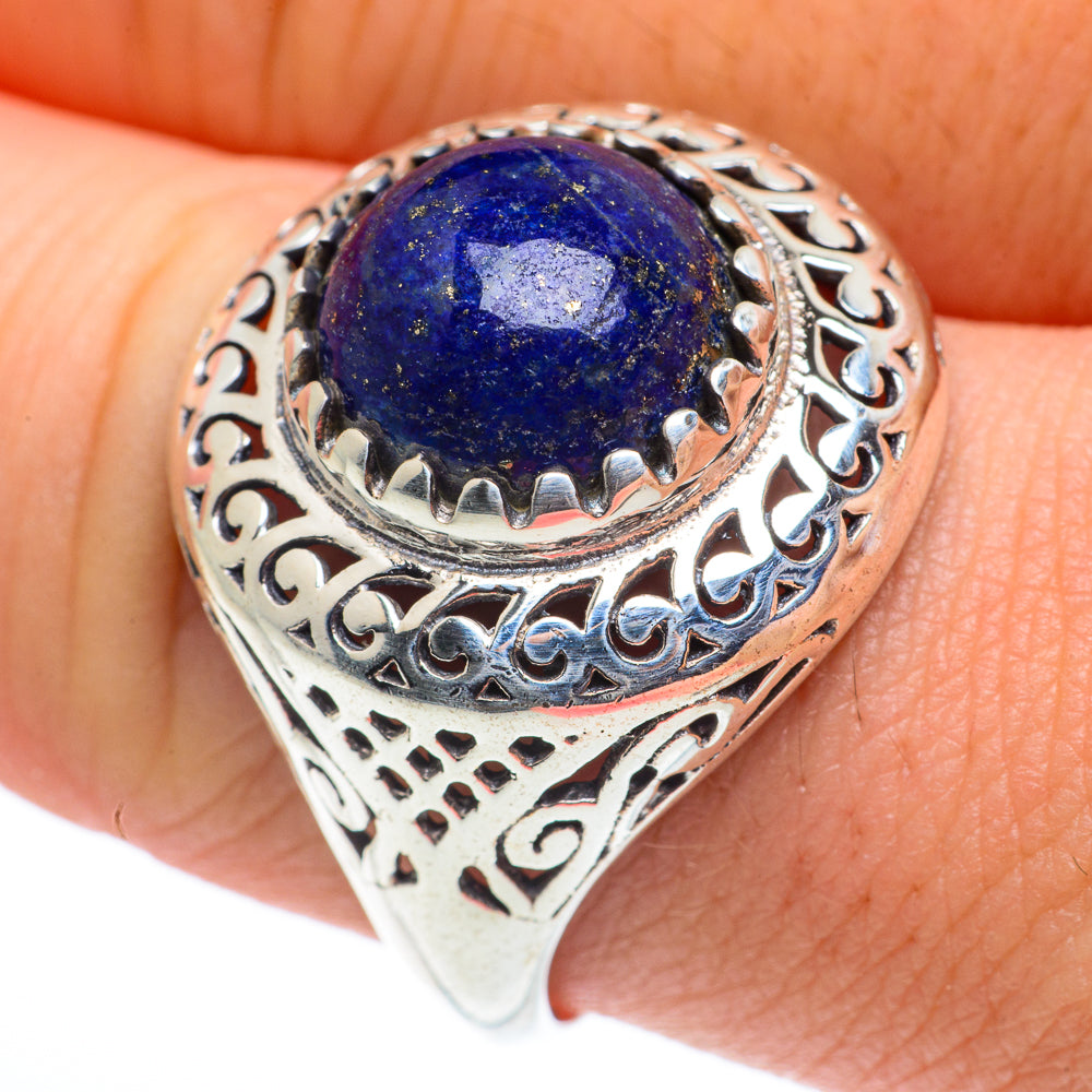 Lapis Lazuli Rings handcrafted by Ana Silver Co - RING62565