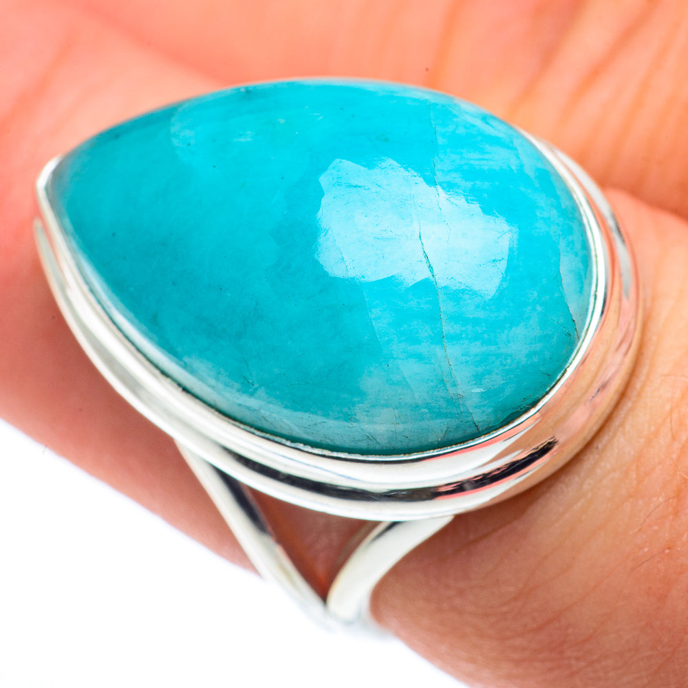 Larimar Rings handcrafted by Ana Silver Co - RING62566