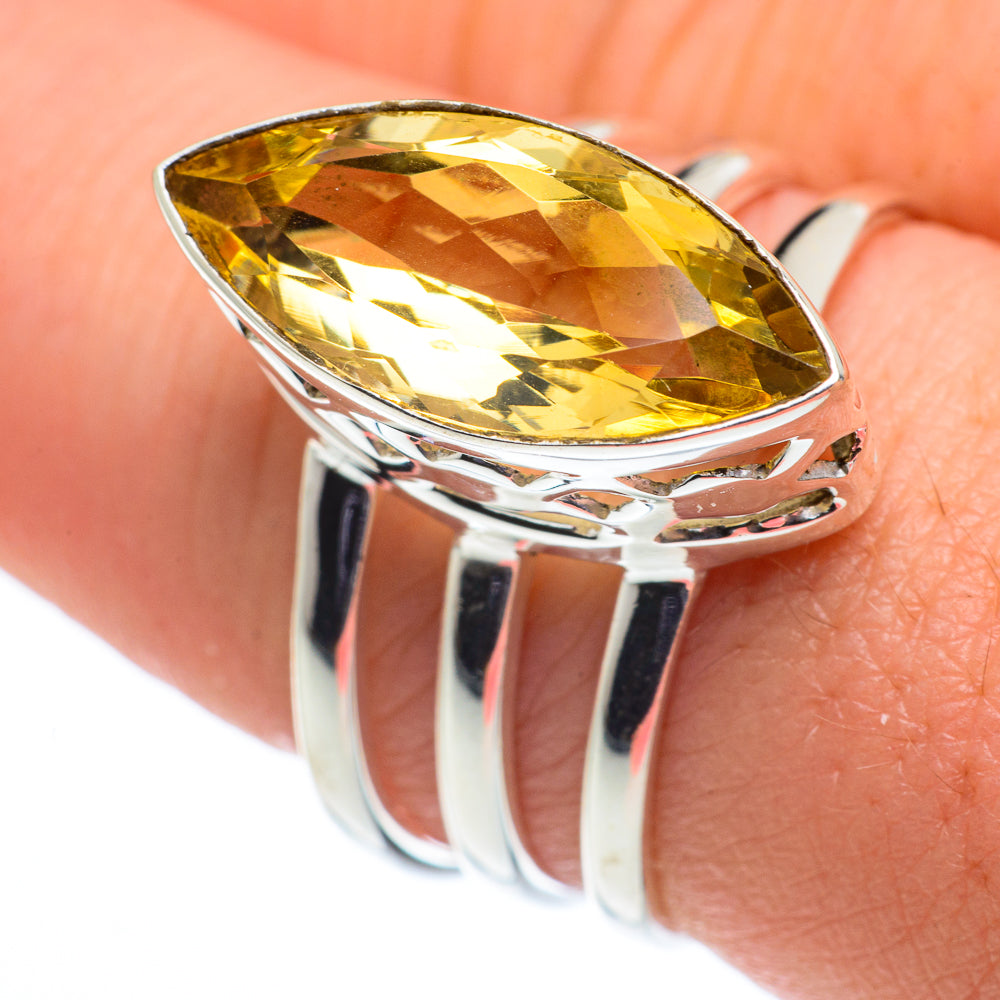 Citrine Rings handcrafted by Ana Silver Co - RING62575