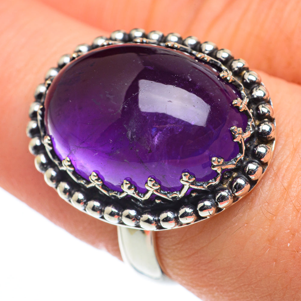 Amethyst Rings handcrafted by Ana Silver Co - RING62585