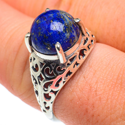 Lapis Lazuli Rings handcrafted by Ana Silver Co - RING62592