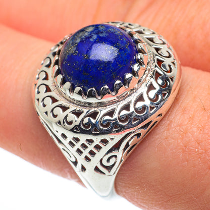Lapis Lazuli Rings handcrafted by Ana Silver Co - RING62595