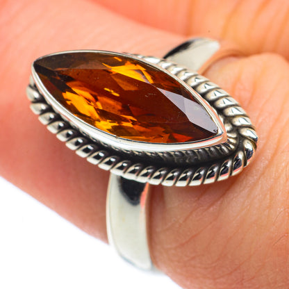 Mandarin Citrine Rings handcrafted by Ana Silver Co - RING62600