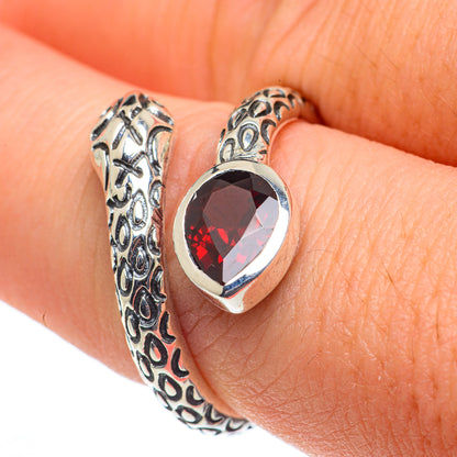 Garnet Rings handcrafted by Ana Silver Co - RING62609