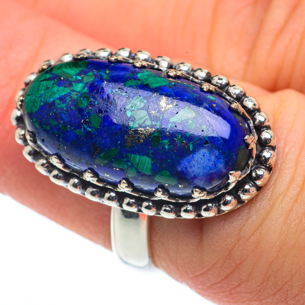 Azurite Rings handcrafted by Ana Silver Co - RING62616