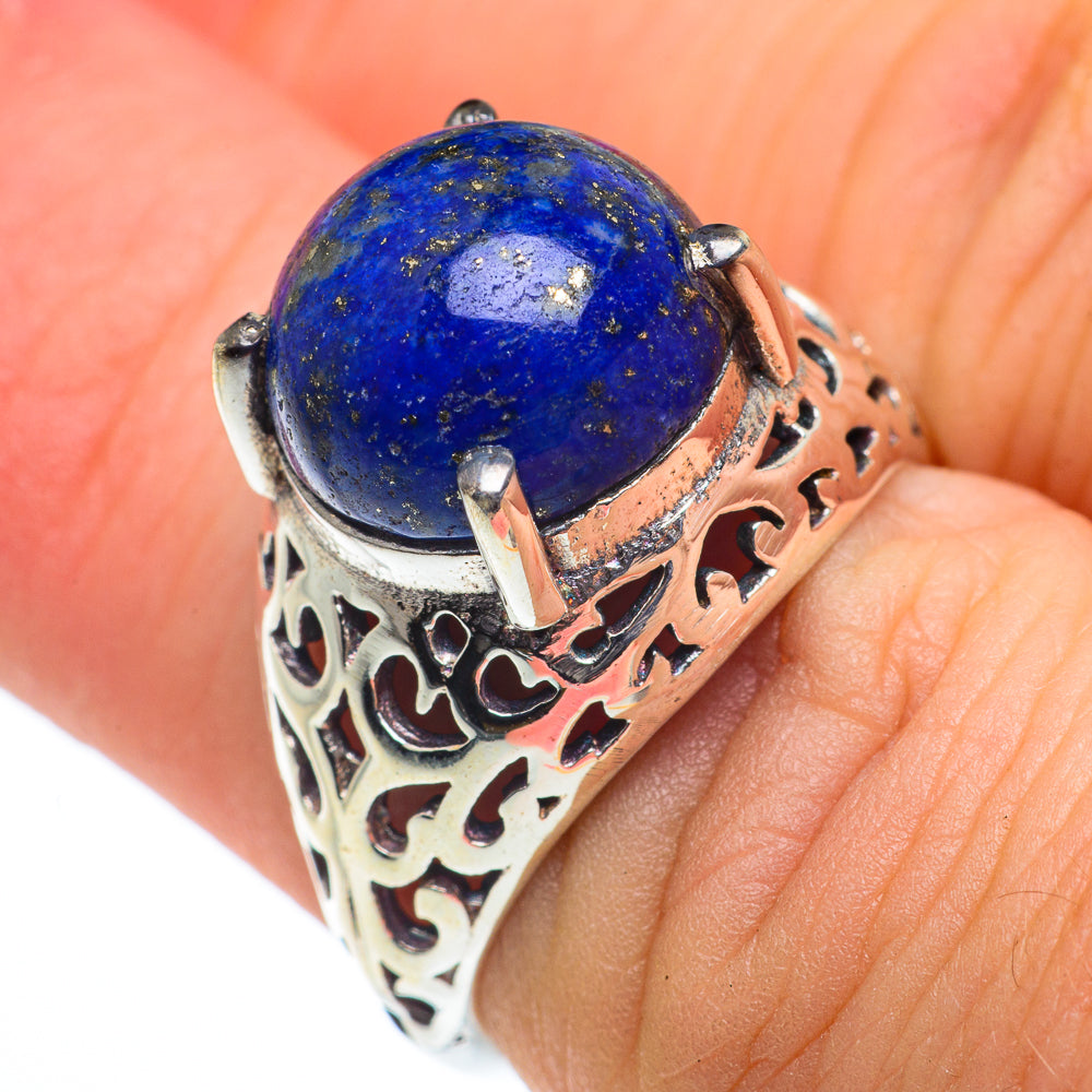 Lapis Lazuli Rings handcrafted by Ana Silver Co - RING62620