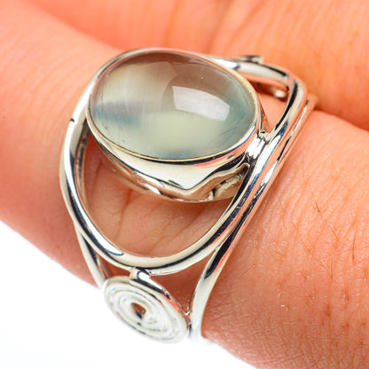 Aqua Chalcedony Rings handcrafted by Ana Silver Co - RING62623
