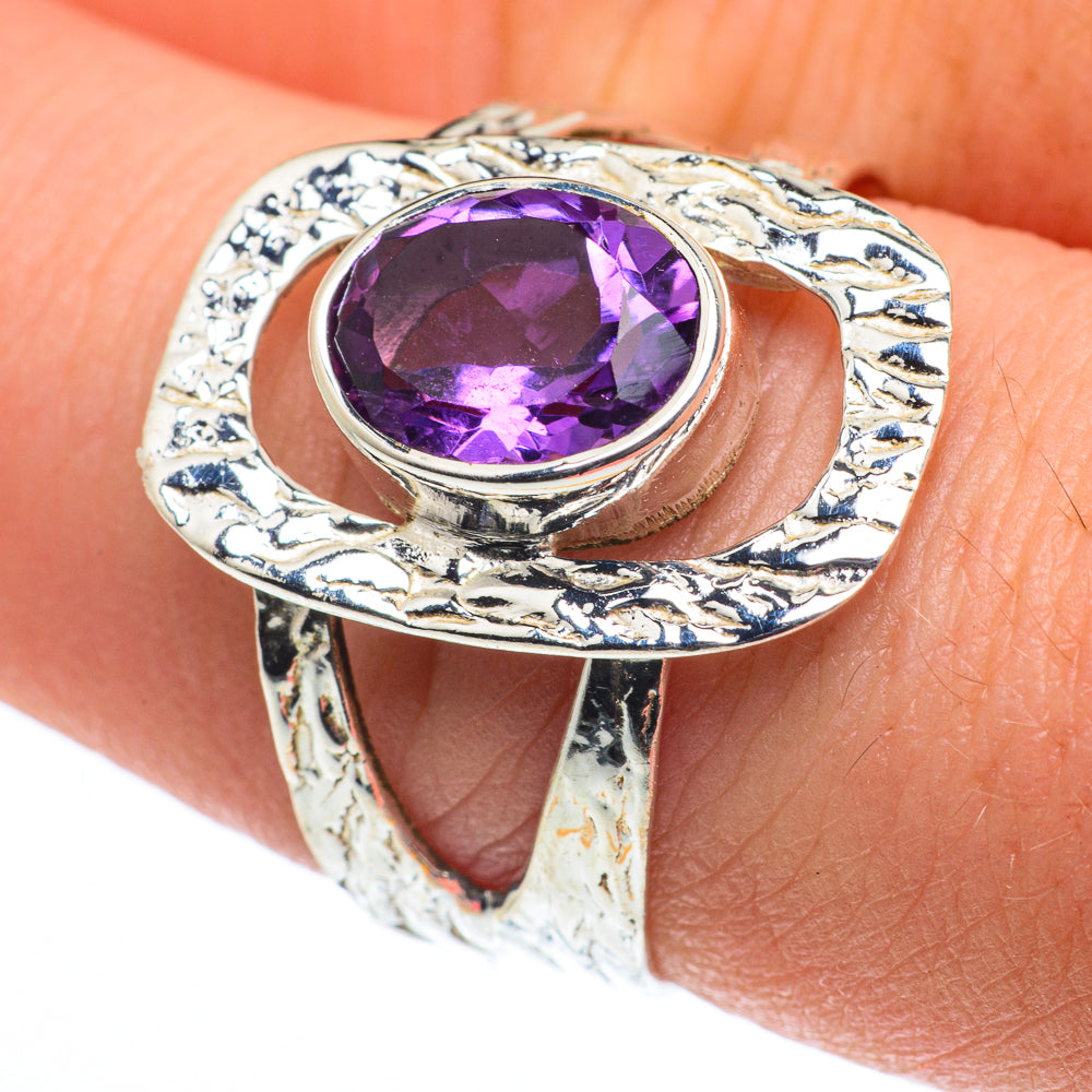 Amethyst Rings handcrafted by Ana Silver Co - RING62640