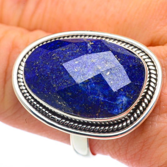 Lapis Lazuli Rings handcrafted by Ana Silver Co - RING62656