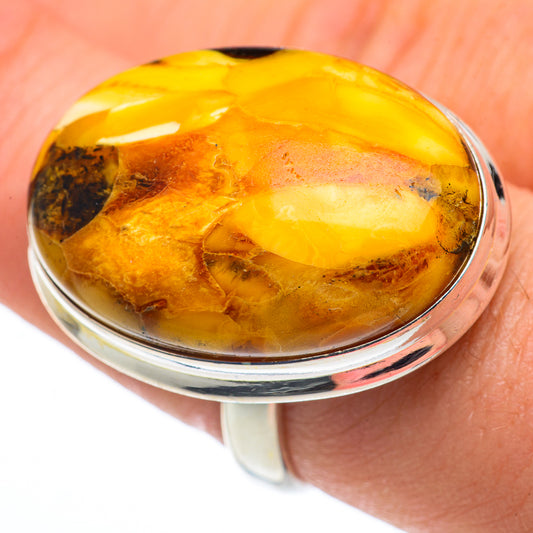 Amber Rings handcrafted by Ana Silver Co - RING62662