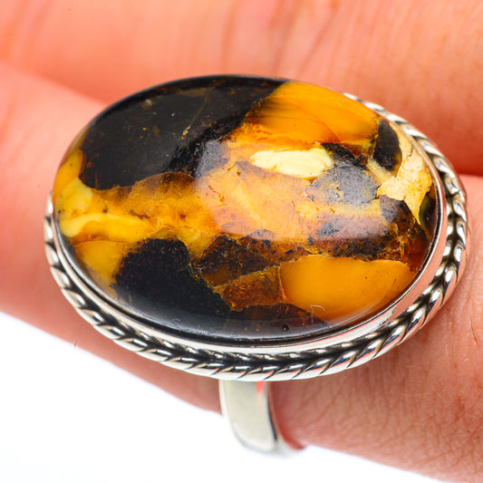 Amber Rings handcrafted by Ana Silver Co - RING62663
