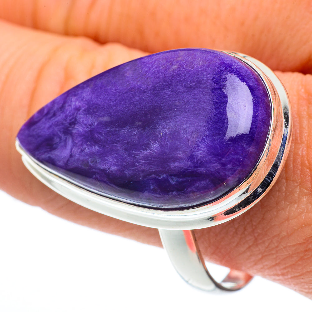 Charoite Rings handcrafted by Ana Silver Co - RING62669