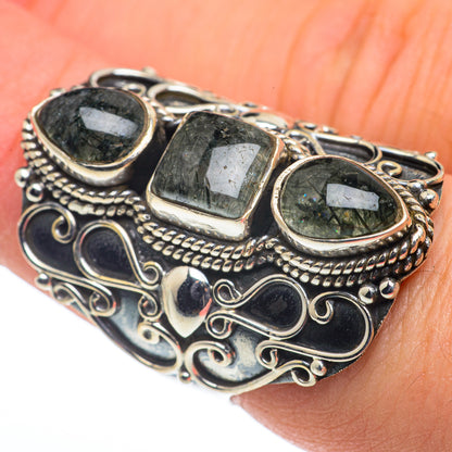Tourmalinated Quartz Rings handcrafted by Ana Silver Co - RING62672