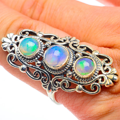 Ethiopian Opal Rings handcrafted by Ana Silver Co - RING62675