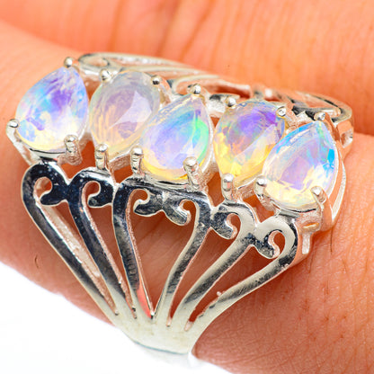 Ethiopian Opal Rings handcrafted by Ana Silver Co - RING62676
