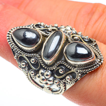 Hematite Rings handcrafted by Ana Silver Co - RING62679