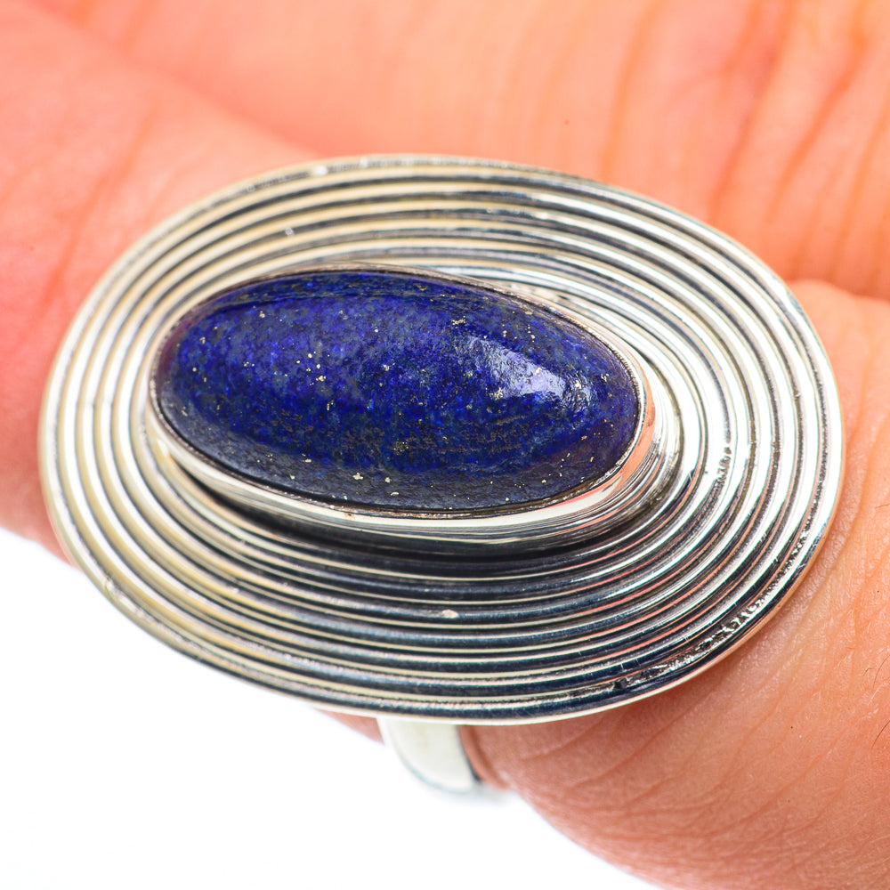 Lapis Lazuli Rings handcrafted by Ana Silver Co - RING62682