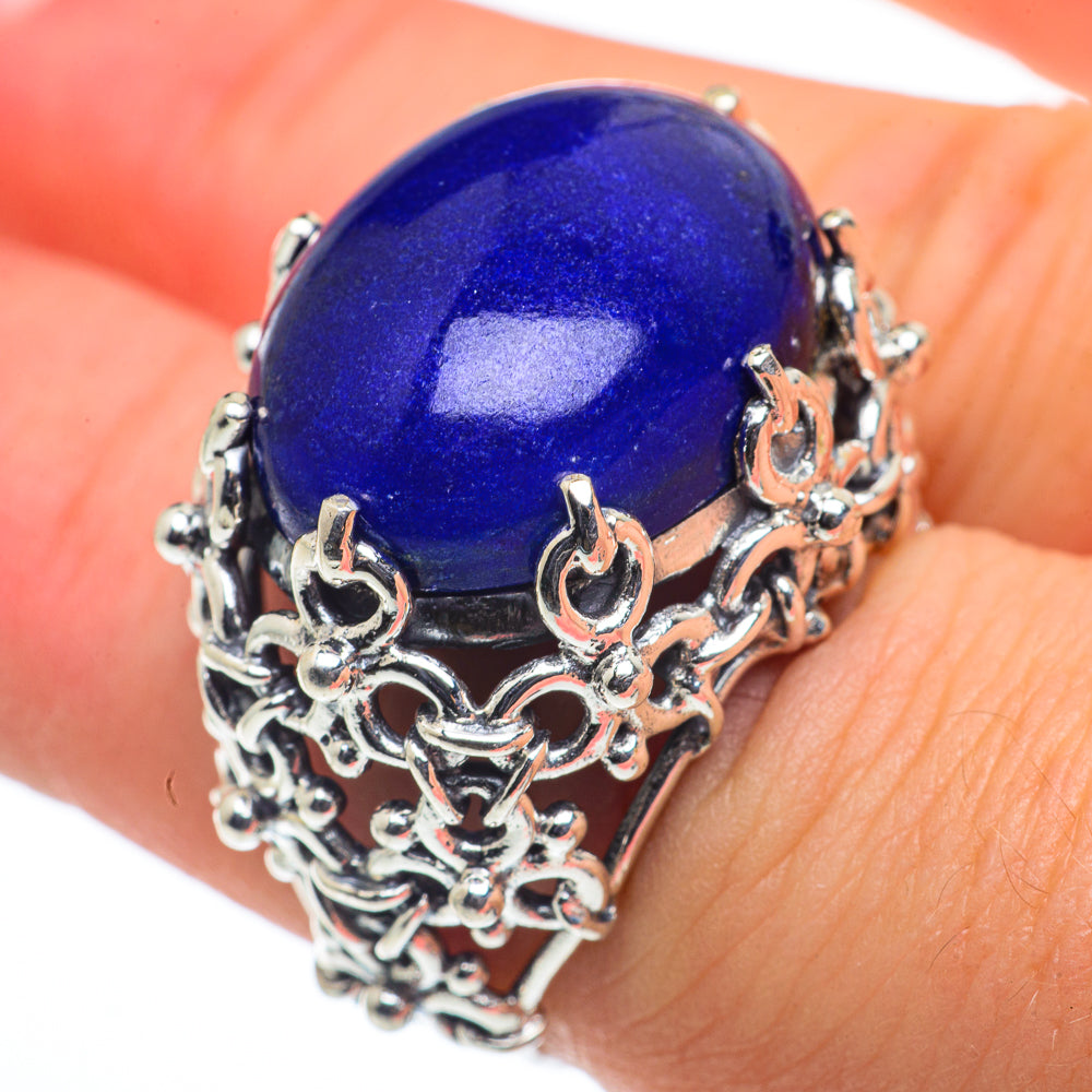 Lapis Lazuli Rings handcrafted by Ana Silver Co - RING62684