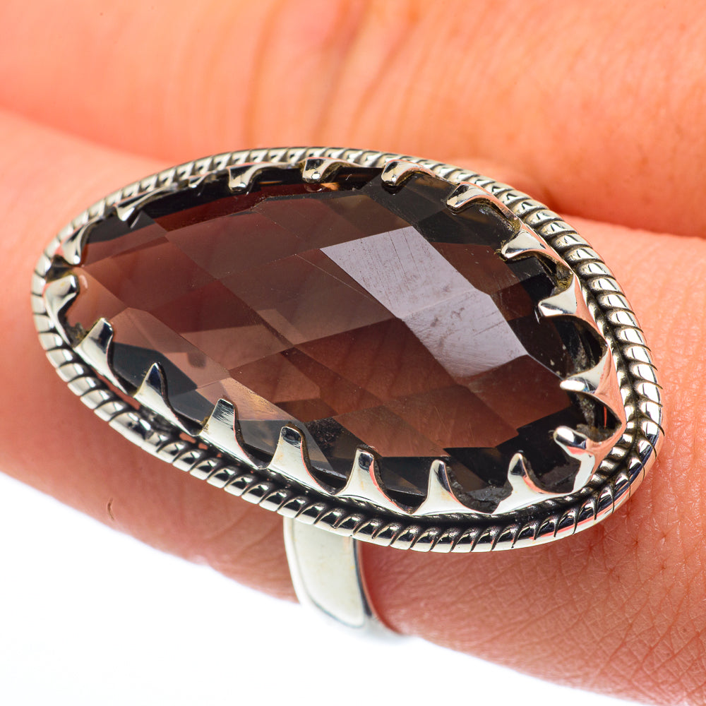 Smoky Quartz Rings handcrafted by Ana Silver Co - RING62685